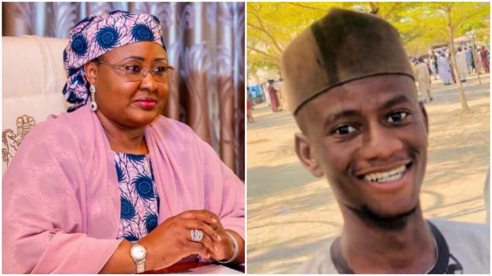 Aisha Buhari, Federal University Dutse, Jigawa, Adamu Aminu, student who criticised Aisha Buhari