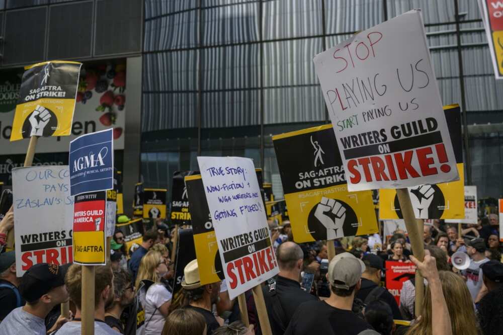 A joint strike by the Hollywood's writers and actors had brought much of the industry to a standstill