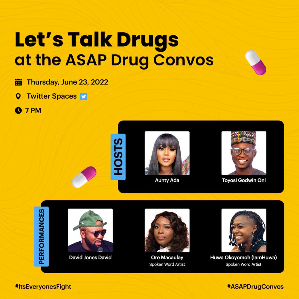David Jones, Huwa Okoyomoh, and Oreoluwa Macaulay Perform at ASAP Drug Convos