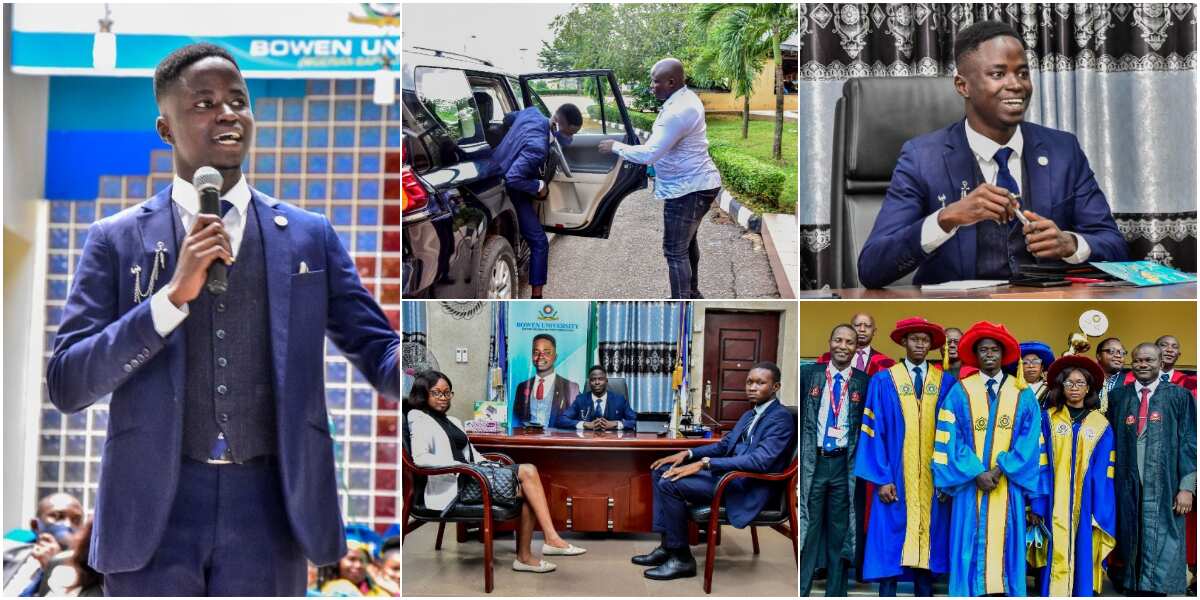 Nigerian Student Celebrates as He Becomes Vice Chancellor of His University,  Shares Adorable Photos 