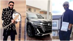 "My birthday gift to you": E-money surprises comic actor Yaw with brand new Land Cruiser