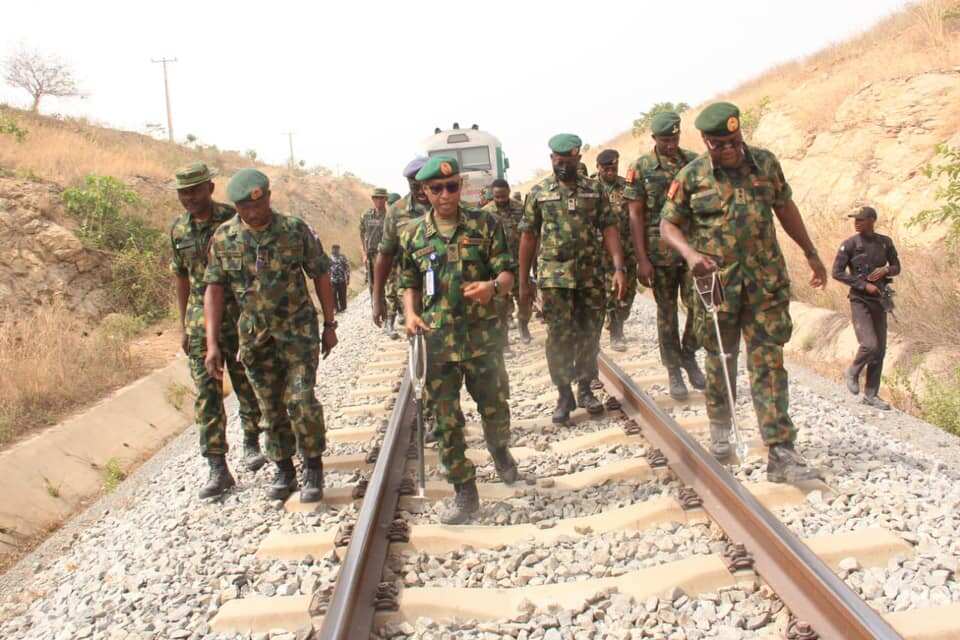 Farouk Yahaya at scene of Monday train attack