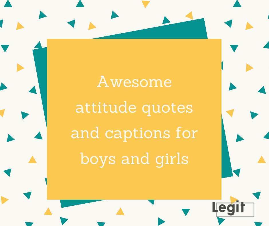 Cool Attitude Captions Best Attitude Quotes For Girls - Express your ...