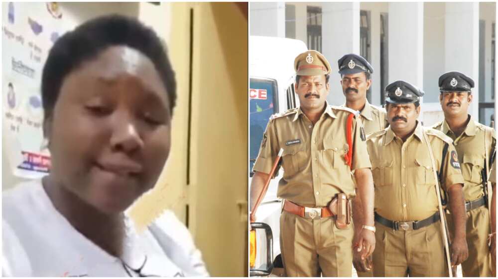 I Don Dey Here Since 6pm: Lady Cries Out in Video After Police Arrested Her and Kids in India, Nigerians React