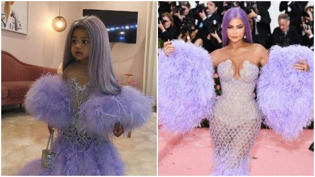 Kylie Jenner's daughter recreates mommy's purple Met Gala ... - 1200 x 675 jpeg 107kB