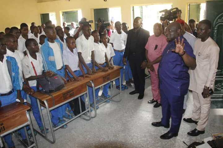 Governor Ikpeazu visits, orders construction of 13 schools in Abia (photos)