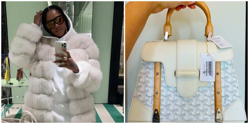 Celebrity Price Check: Singer Tiwa Savage Spotted With Designer Bag Worth  N2.4m 