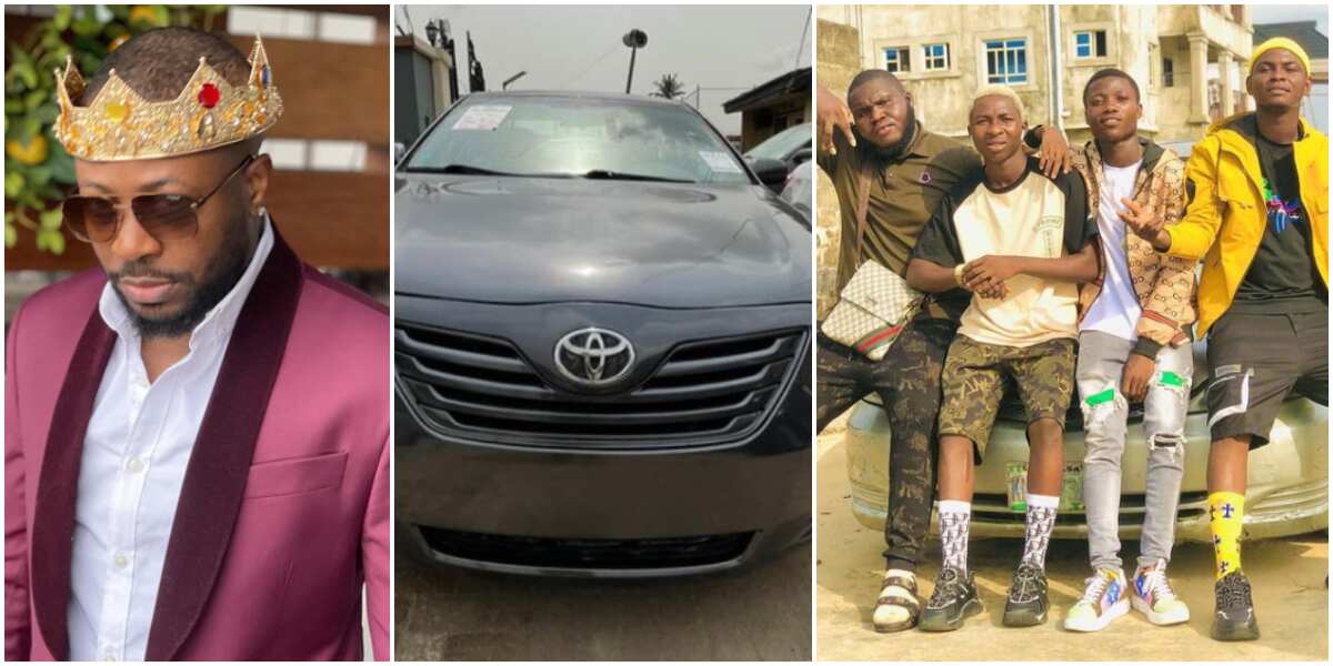 Tunde Ednut fulfills promise, surprises loyal fans who made a skit to appreciate him with a car