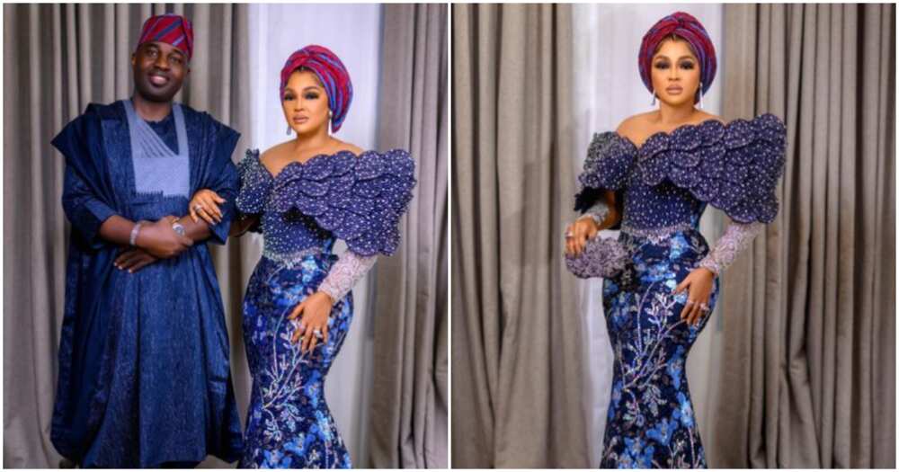 Mercy Aigbe and husband