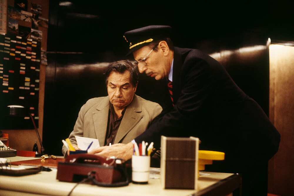 Film français "Subway, les acteurs Michel Galabru et Jean Bouise Film français "Subway, les acteurs Michel Galabru et Jean Bouise