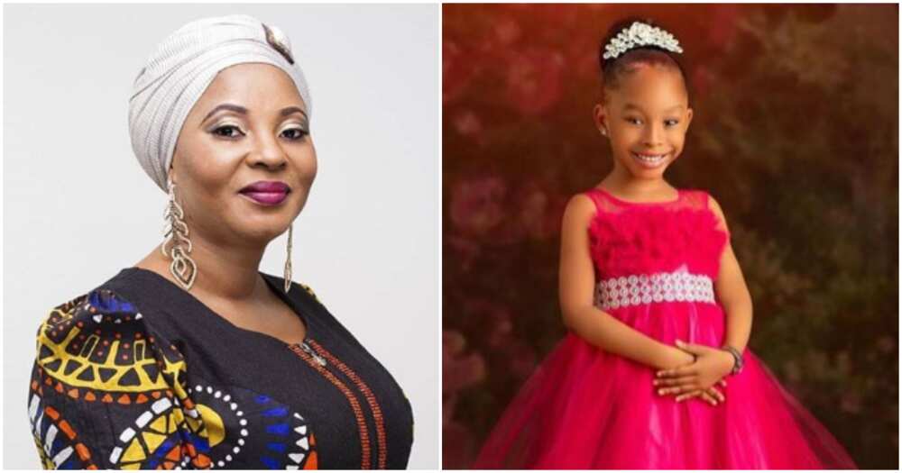 Late actress Moji Olaiya and her daughter
