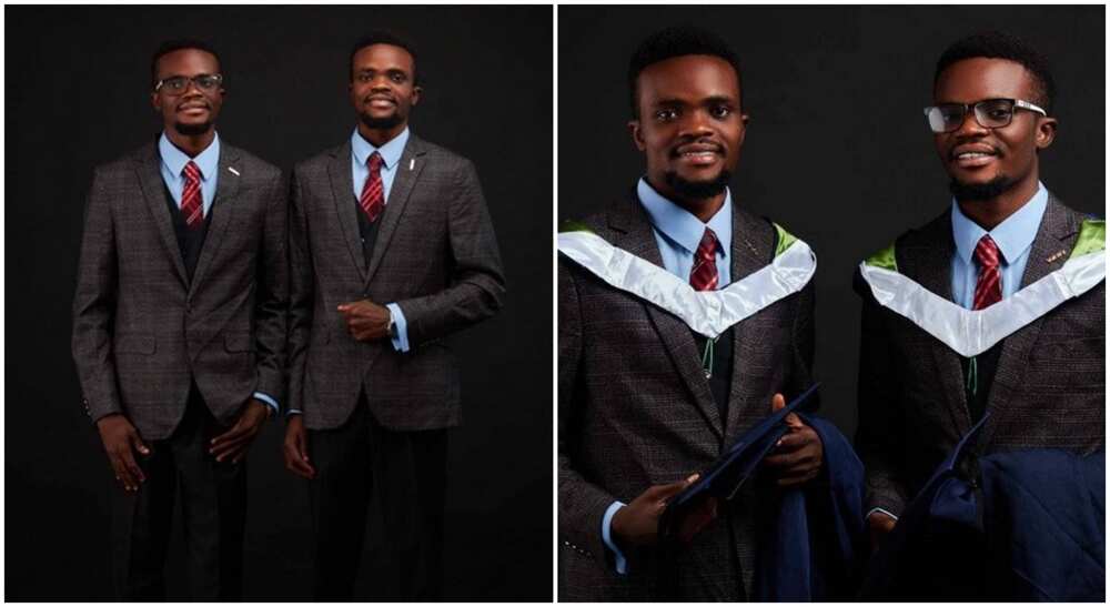 Photos of Kehinde and Taiwo, twin brothers who bagged first class from University of Ibadan.