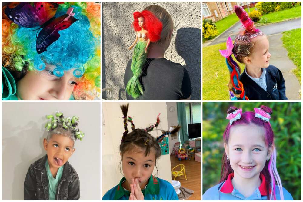Crazy hair day ideas for girls