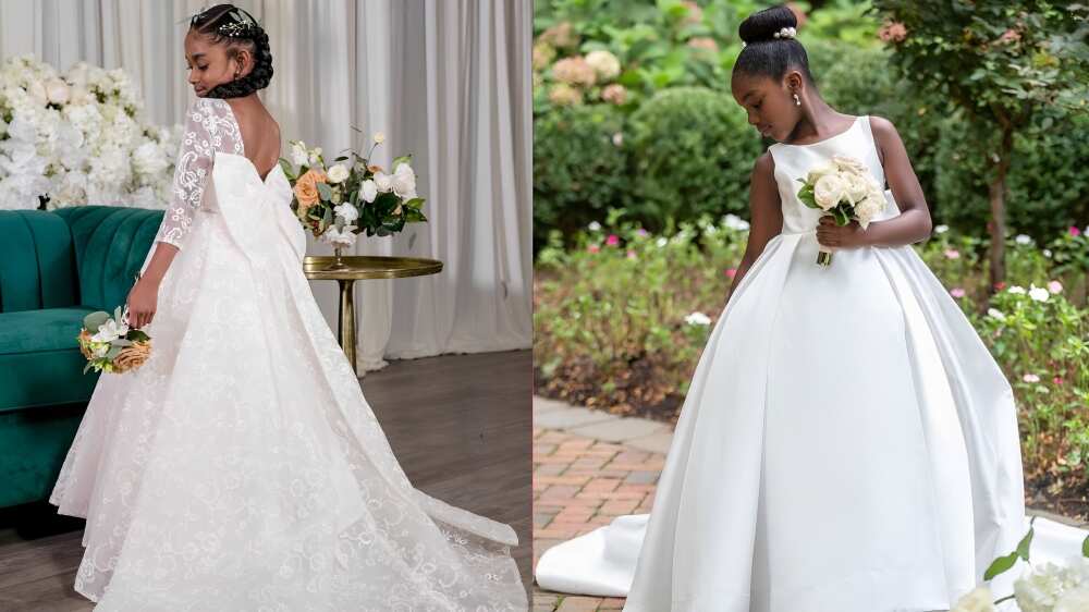 30+ beautiful flower girl dresses and little bride dresses in Nigeria 