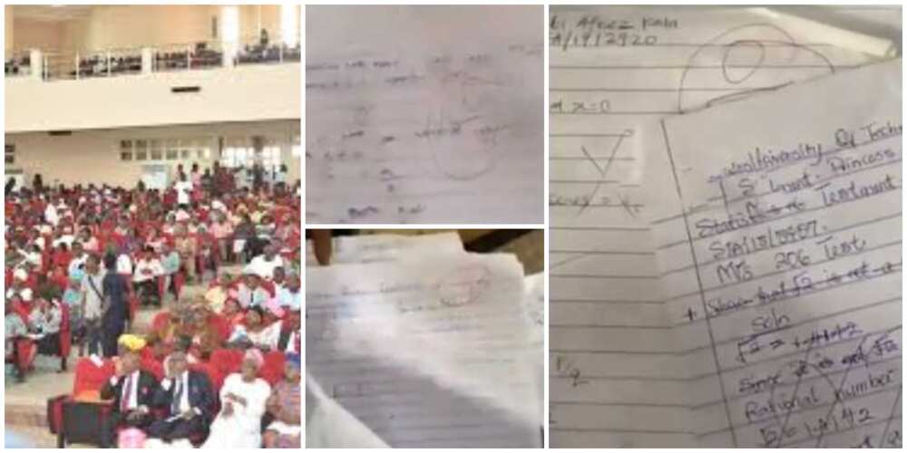 FUTA students fail woefully as answer sheets leaks, video shows many had 0/30