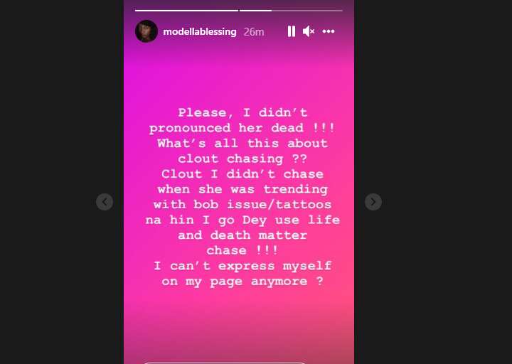 Bobrisky’s former PA Oye's death.