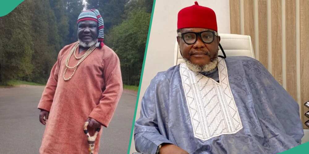 Actor Ugezu Ugezu wears traditional outfits