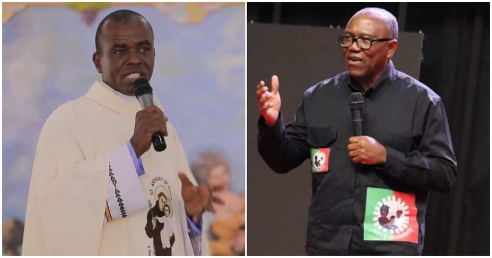 Mbaka throws jibe at Peter Obi/ Mbaka blasts Peter Obi/Obi social media popularity