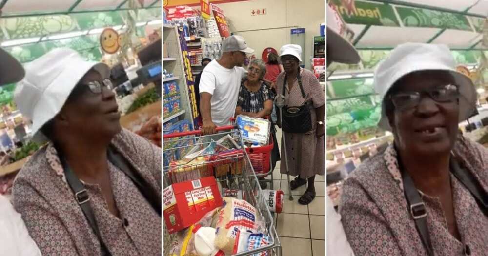 Gogo loses her money, kind man buys her groceries and inspires Mzansi