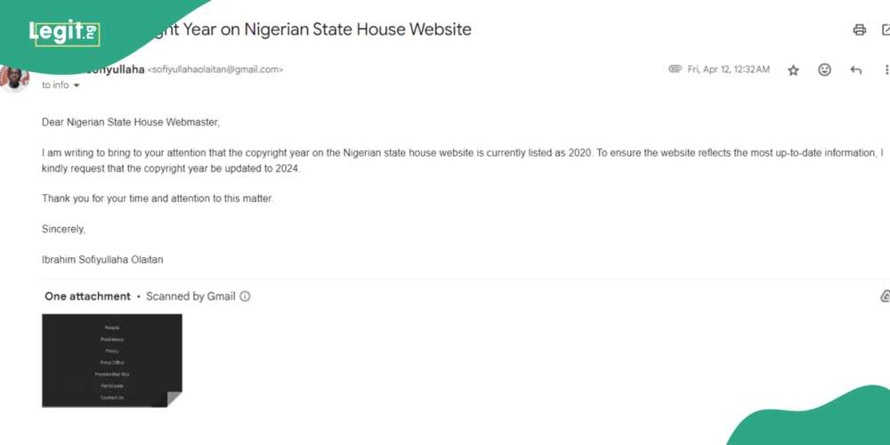 Mail to state house web master