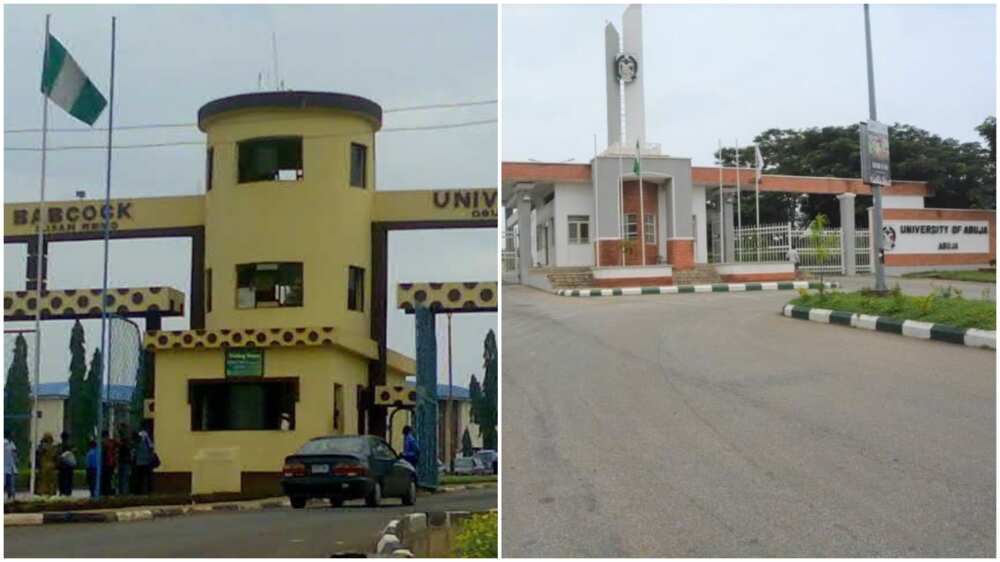 University of Abuja/Babcock University/NUC List/Universities with Aproval/Distance Learning Centres