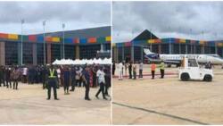 Nigerian airport now pitifully a motor park? Fact surfaces