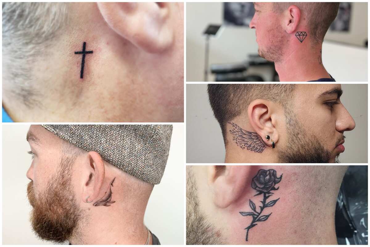 Details 95 about behind the ear tattoos men super hot  indaotaonec