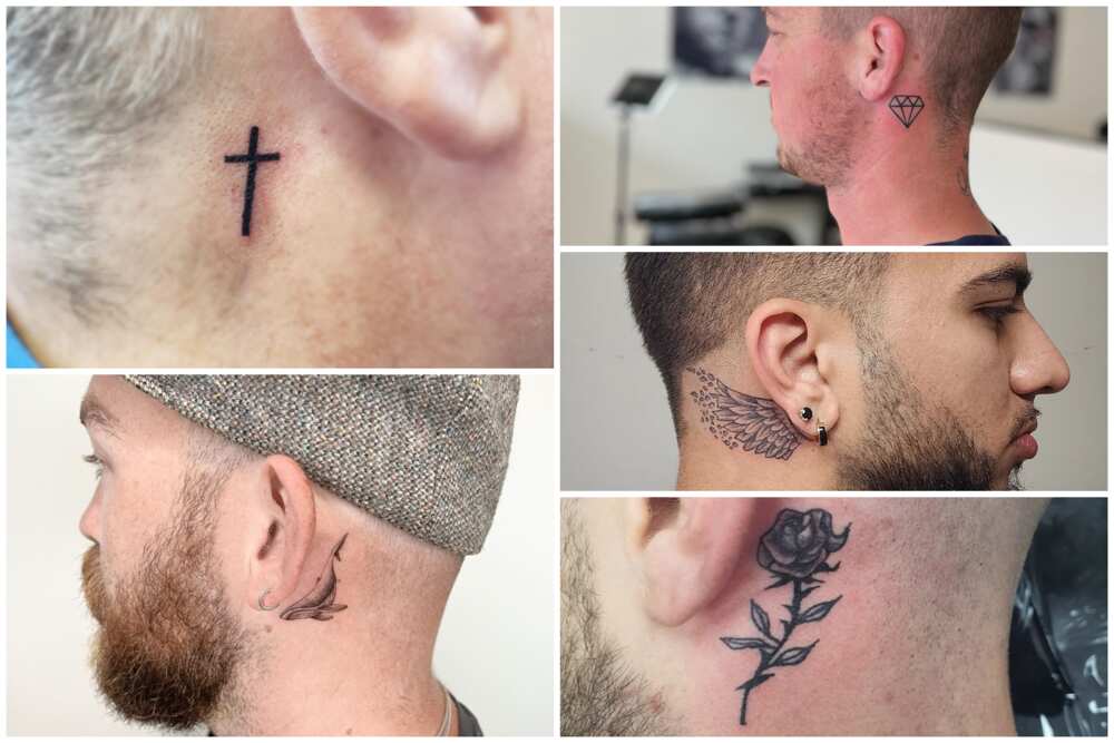 30 small meaningful behind the ear tattoos for men and women 