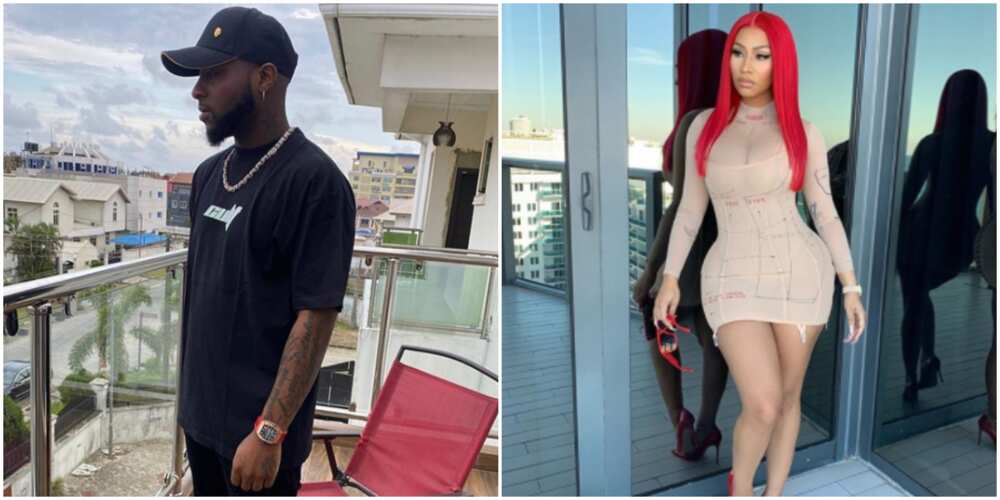 Davido features American rapper Nicki Minaj on his A Good Time album