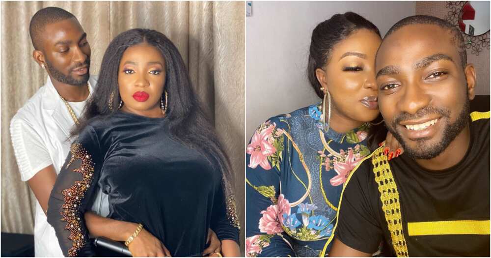 Anita Joseph: Tauraruwar Nollywood ta wallafa bidiyon Mijinta ya na yi mata wanka