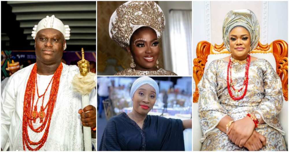 Photos of Ooni of Ife and his new wives
