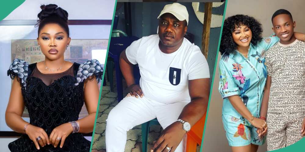 Mercy Aigbe, Mercy Aigbe's Ex-husband, Mercy Aigbe Reacts and son
