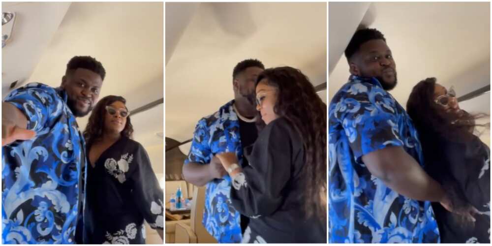 Davido's brother Adewale and wife sighted 40,000ft in the air