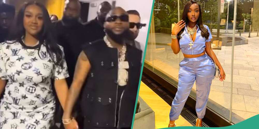 Davido's alleged side Anita Brown slams Nigerians for mocking her with videos of Chioma at the AWAY concert