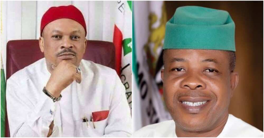 Imo state governorship election, 2023 polls, PDP crisis, Emeka Ihedioha, Senator Samuel Anyanwu