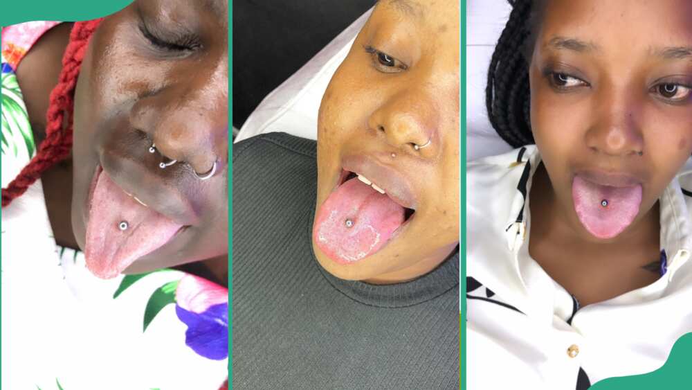 Tongue piercings