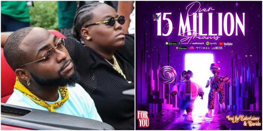 Singer Teni Celebrates as Her Song with Davido Garners over 15 Million Streams