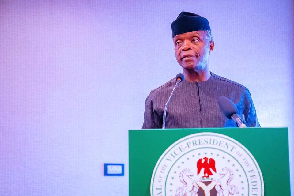 “Don’t be distracted by ‘Yahoo Yahoo boys’ with fancy cars- Osinbajo urge Nigerian youths