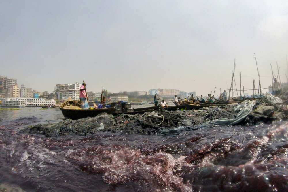 The Buriganga river is “now the largest sewer of the country," says Sheikh Rokon, the head of the Riverine People environmental rights group The Buriganga river is “now the largest sewer of the country," says Sheikh Rokon, the head of the Riverine People environmental rights group