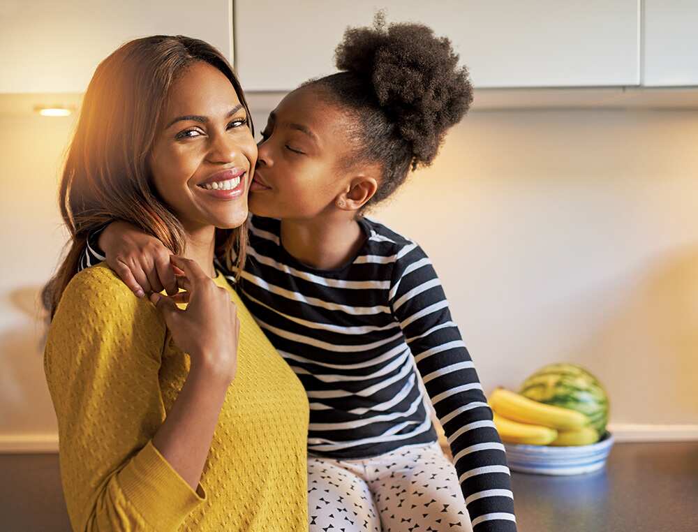 A mother and a daughter A mother and a daughter