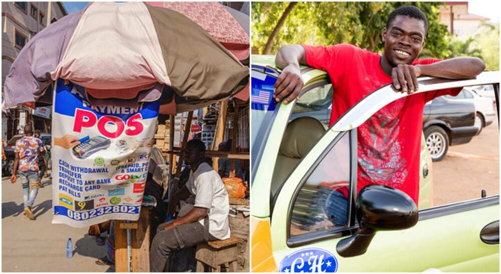 Nigerian POS operator buys a car. Nigerian POS operator buys a car.
