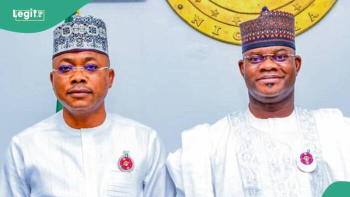 BREAKING: Kogi governor visits Yahaya Bello amid EFCC siege, video trends