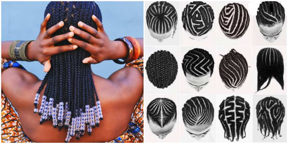 Photos of the cornrows. Photos of the cornrows.