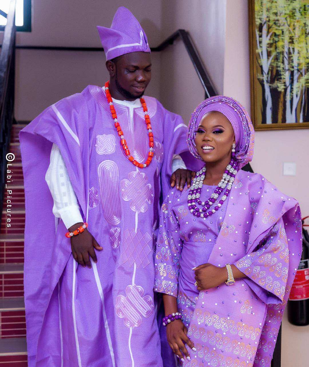 Nigerian traditional best sale outfits for couples