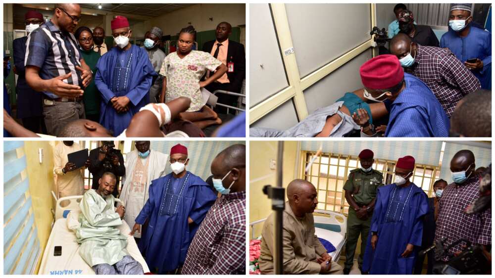 Kaduna government, Mallam Nasir El-Rufai, Kaduna train attack, Army Hospital, the 44 Military Hospital, St. Gerald