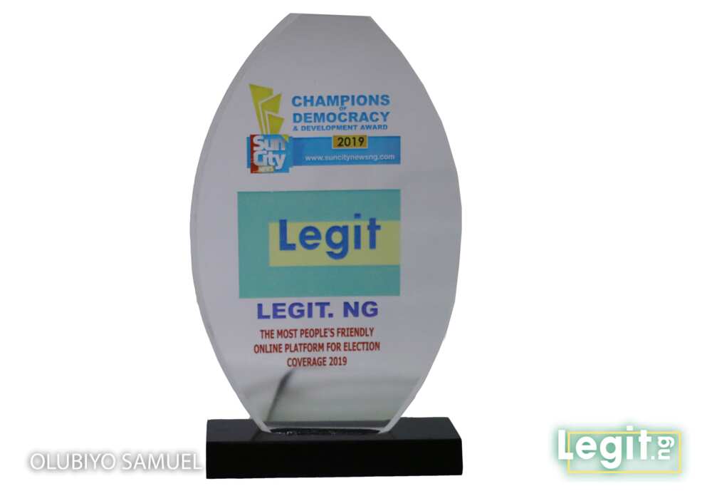 Legit.ng 's award for 2019 election coverage