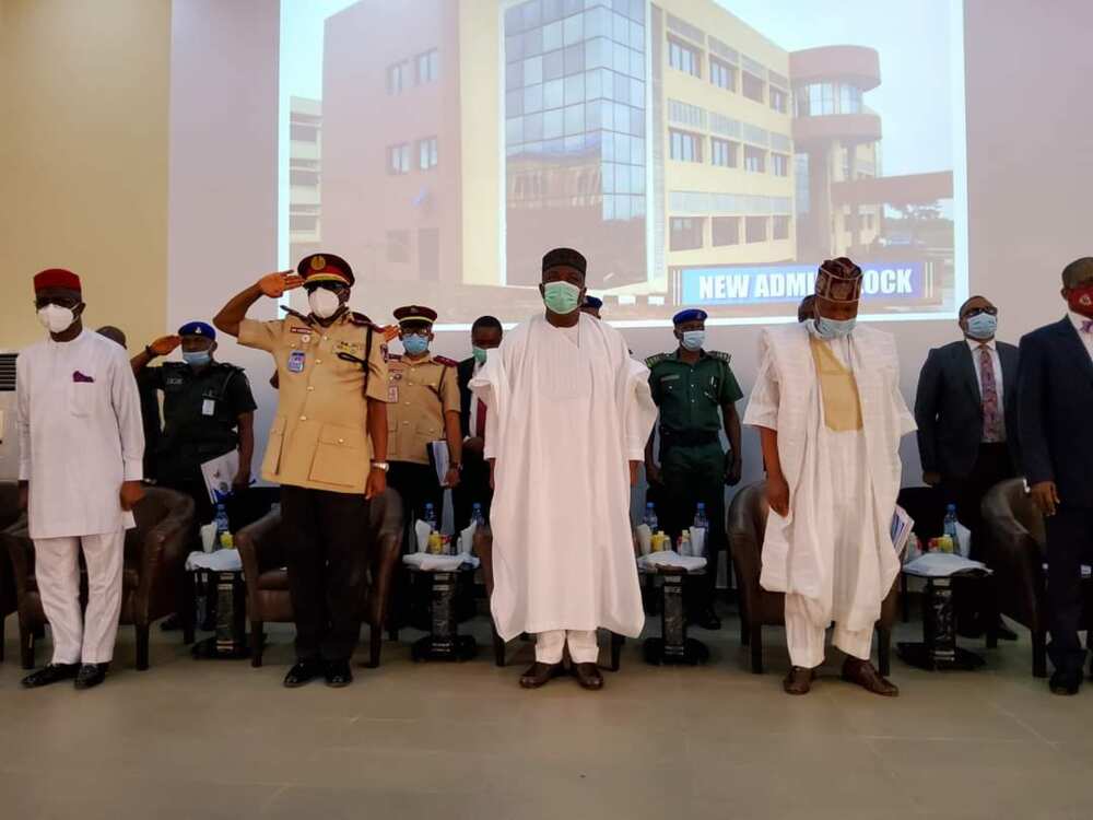 FG, South East governors, others commend Ugwuanyi’s support for FRSC Academy