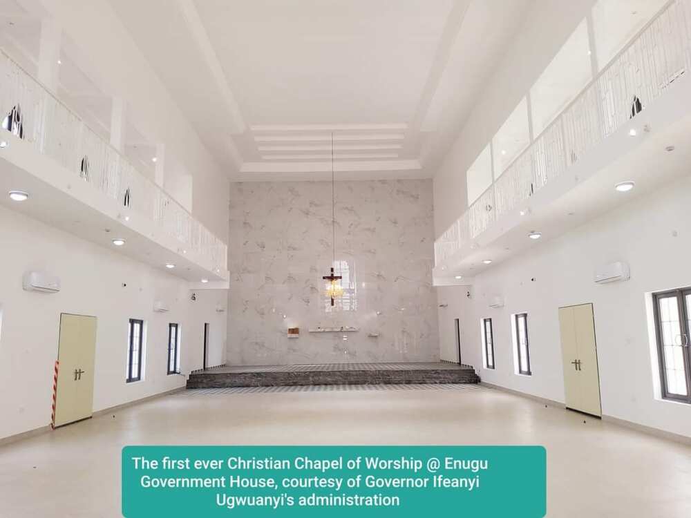 Photos of first-ever Christian Chapel of worship at Enugu Government House