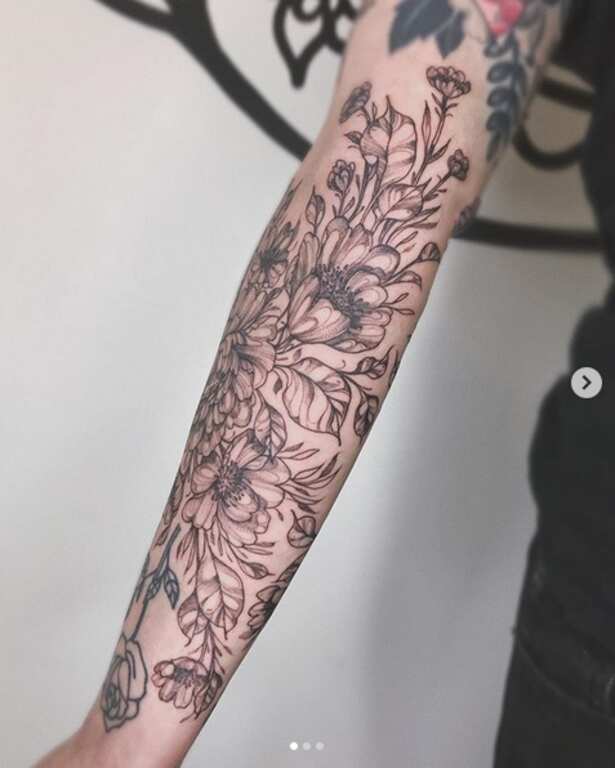Floral tattoos