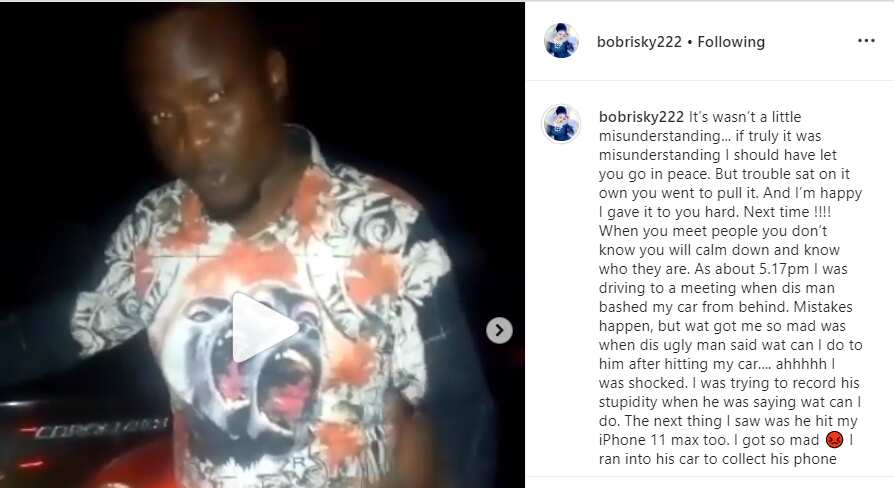 Bobrisky blows hot at man who bashed his 2019 Range Rover and Iphone